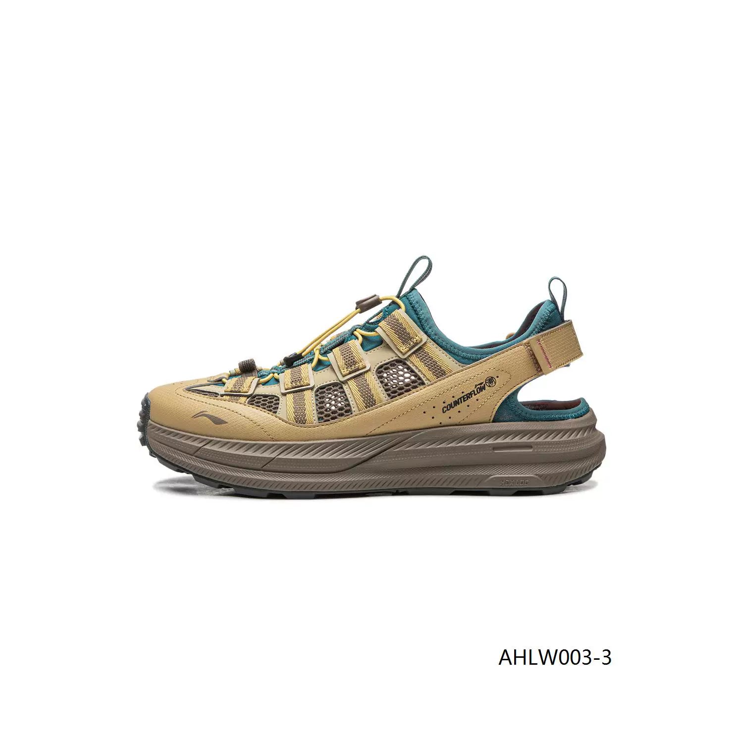 Li Ning Outdoor CF Tracking｜Xuntong Çay İzləmə Ayaqqabı Kişi Yeni Sürüşməyən Yüngül Nəfəs ala bilən Sürət Müdaxiləsi Suda Yürüş Sandalları