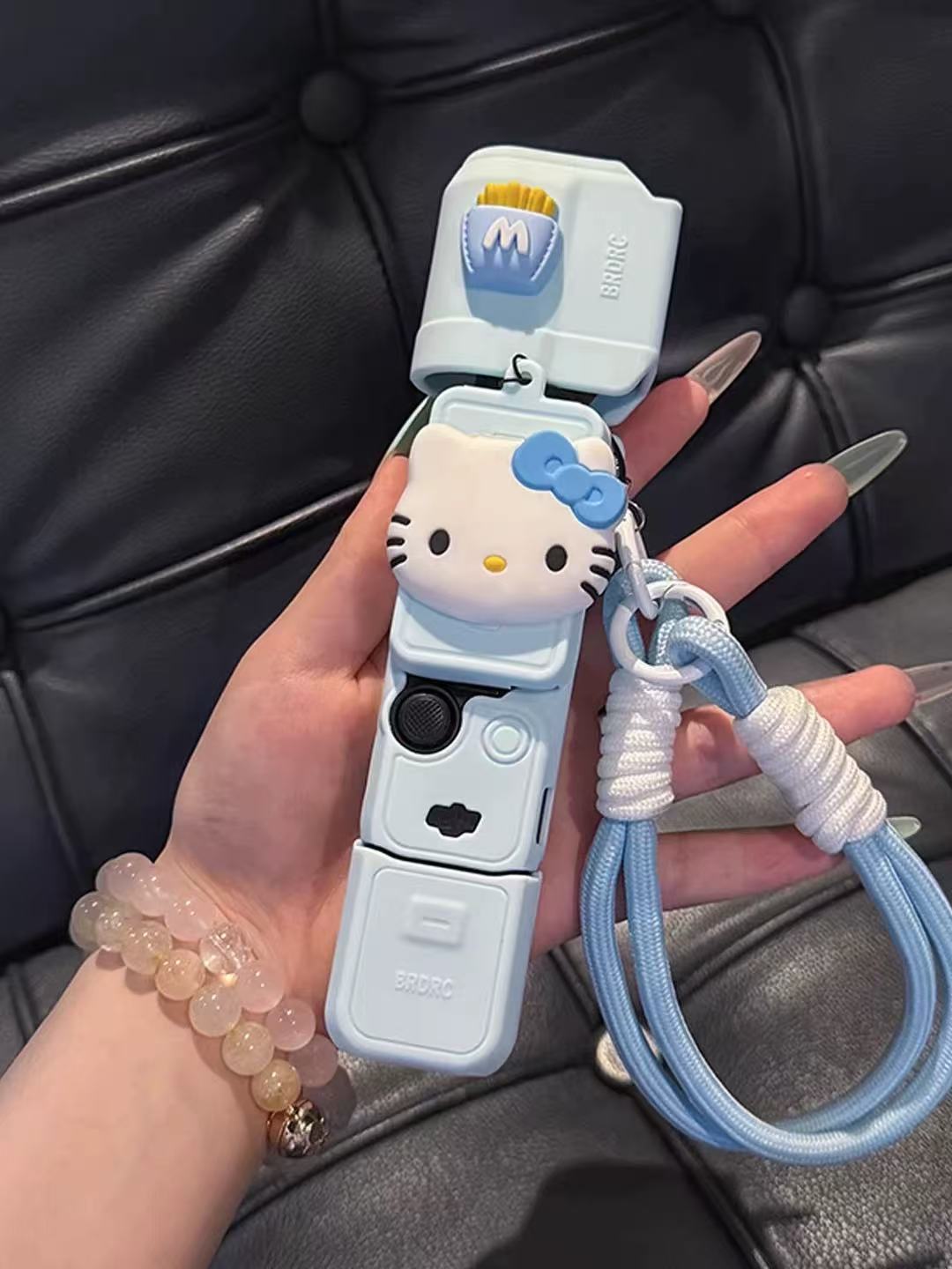Sevimli kitty DJI pocket3 silikon qutu qoruyucu yumşaq plastik cib gimbal idman kamerası aksesuarları qoruyucu qutu