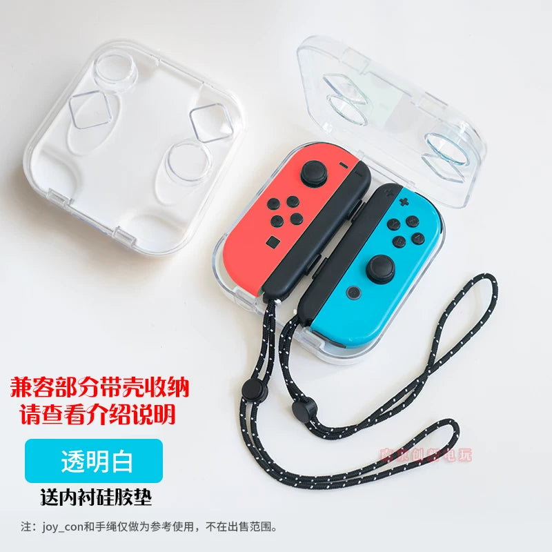 Yaxşı dəyər Sol və sağa bölünmüş tutacaq saxlama qutusu ns Joycon tutacaq qutusu maqnit PC şəffaf kristal qutu