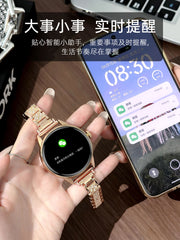 Qədim üslubda qadınlar üçün ağıllı saat 2025 yeni çoxfunksiyalı Bluetooth zəng plagin kartı zəng etmək və qəbul etmək üçün elektron saat