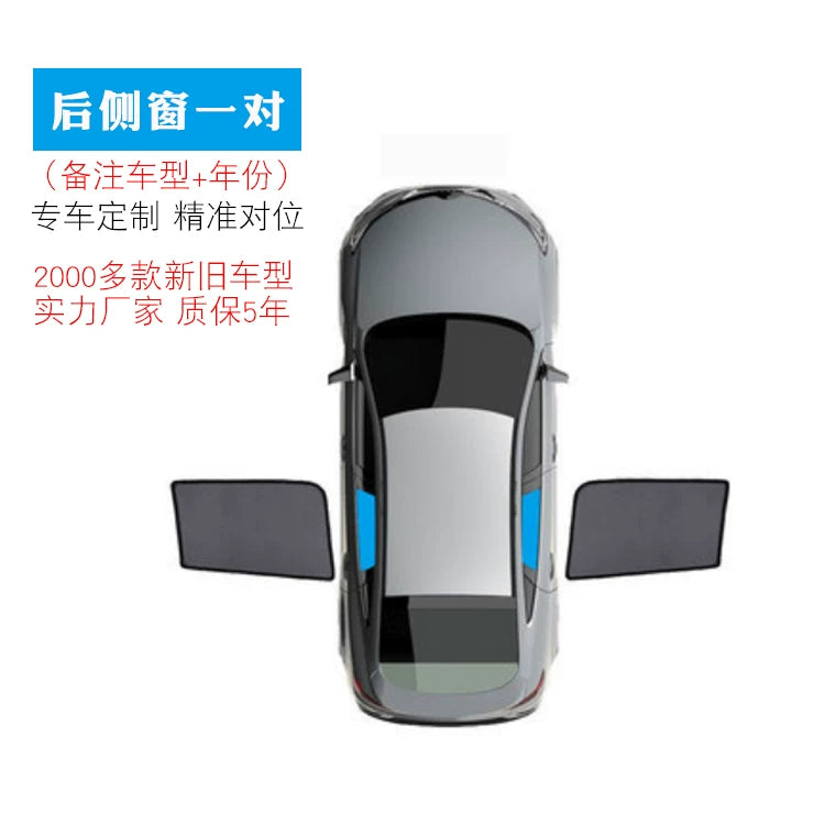 Maqnit günəşdən qoruyan Honda Stepwgn Spada RP3/5 RG RK avtomobil pəncərəsi üçün günəşdən qoruyucu örtüklə uyğundur