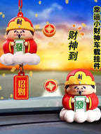 2025 Yeni Avtomobil Sərvət Tanrısı Avtomobil Dekorasiyası Avtomobil Mərkəzi Konsolu Dekorasiyası Uğurlar Uğurlar Bəxt Yelləncəyi Kiçik Sərvət Tanrısı