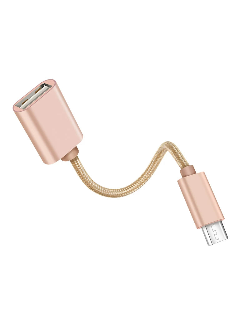 OTG adapter tip-c üçün Android mobil telefonu USB bağlantısı çevirici baş ötürücü cib telefonu kabel adapteri topdansatış