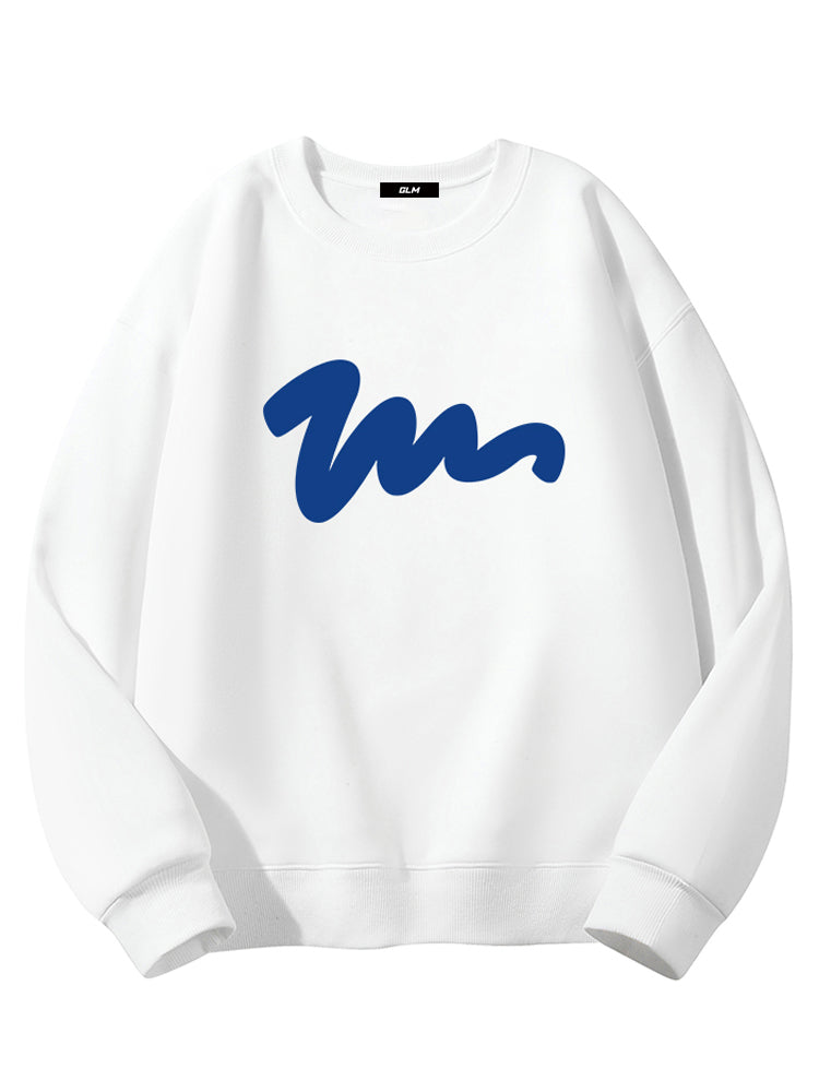 GLM Kişi və Qadınlar üçün Yun Astarlı Dəyirmi Yaxalı Sviter, Payız/Qış İstiliyi, Ağır Çəkili Stil, Amerika Boş Forması, Dəbli Brend Əsas Qat, Kişi Geyimləri