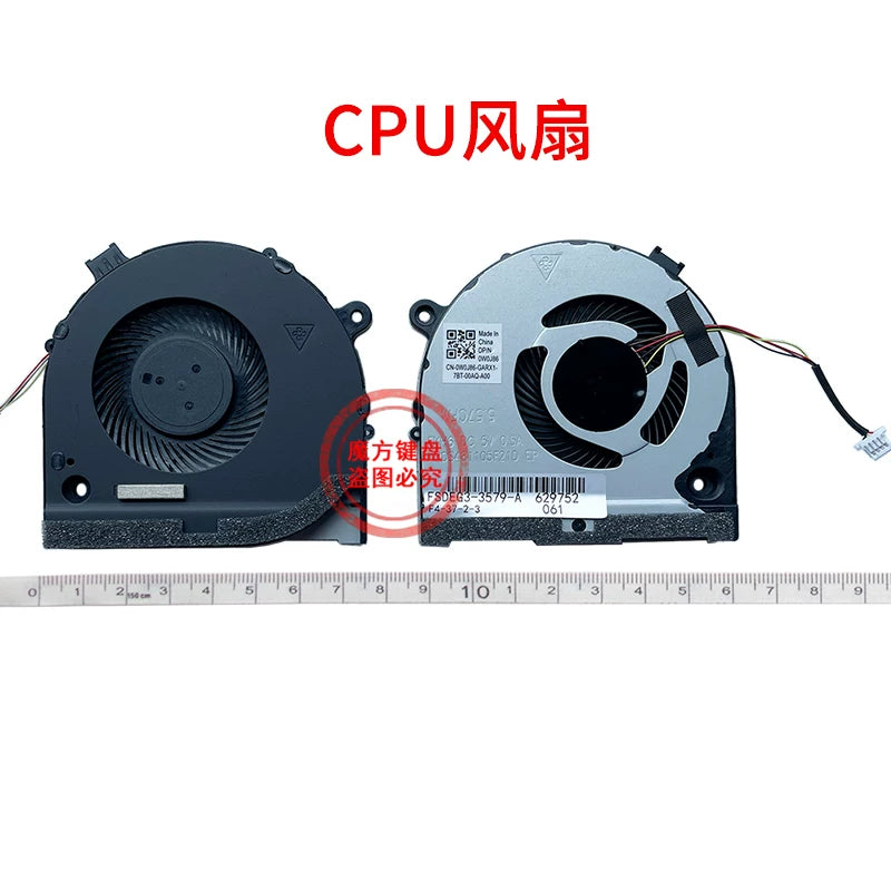 Dell oyun qutusu G3 üçün uyğundur Dell G3-3779 3776 G3-3579 soyuducu fan CPU qrafik kartı G3-3590