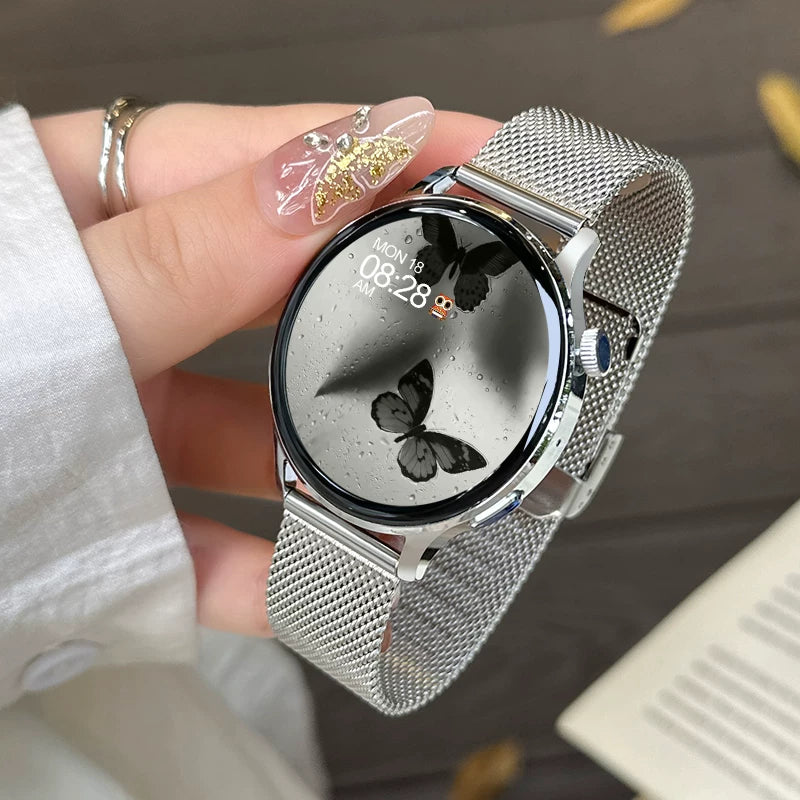 Qadın Ağıllı Saatı 2026 Yeni Bluetooth Zəng Çoxfunksiyalı Sağlamlığa Nəzarət Ürək dərəcəsi Cütlük İdman Qolbaq Saatı