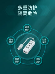 Üstün usb genişləndirici 2.0 splitter printer notebook stolüstü kompüter hub splitter tək-tək çox interfeysli hub təkrar doldurulan çevirici