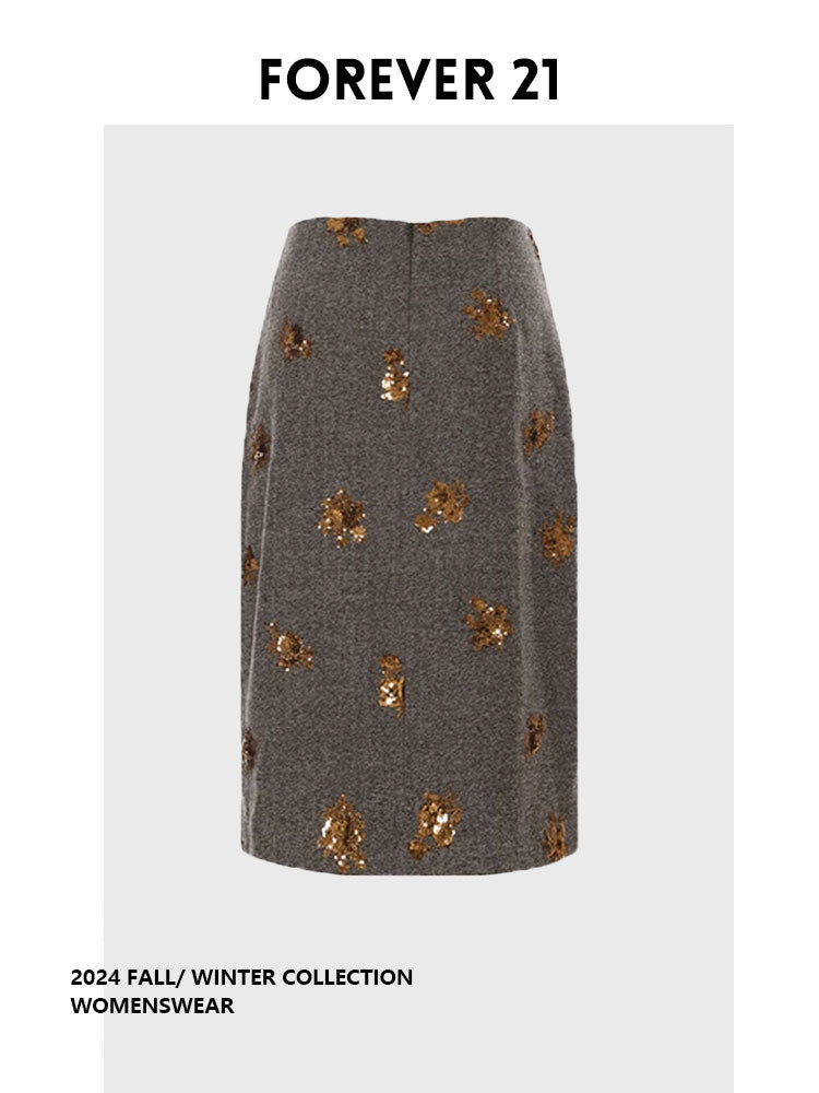 [Stokda] Forever 21 Super Şirin Payız Modelli Bodycon Ətək, Yeni Payız Modeli, Arıqladıcı və Çoxfunksiyalı