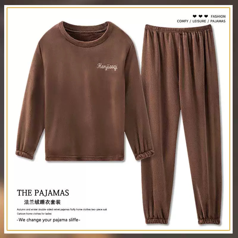 cütlük pijama dəsti qış qadın kişilər pijama ev geyimləri pijama