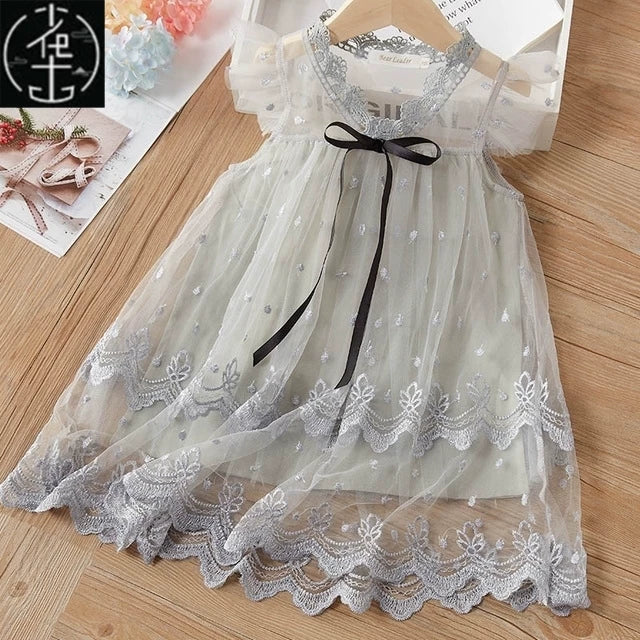 Körpə Qızlar üçün Ad Günü Tutu Donu Uşaqlar üçün Yay Geyimləri