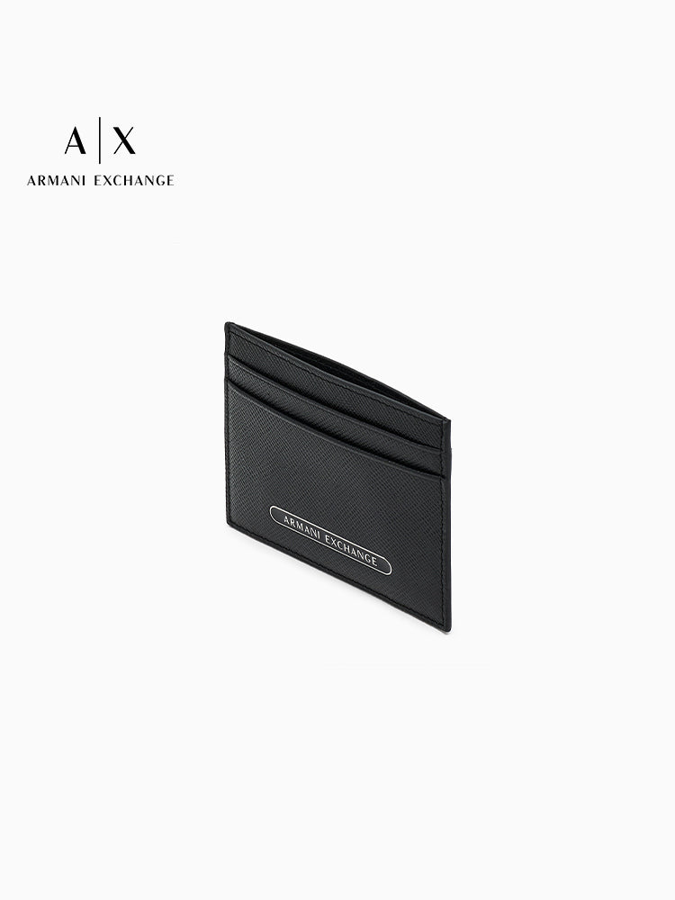 [Yeni il hədiyyəsi] ARMANI EXCHANGE Kişi Dəri Şəxsiyyət Vəsiqəsi Saxlayıcısı (Payız/Qış)