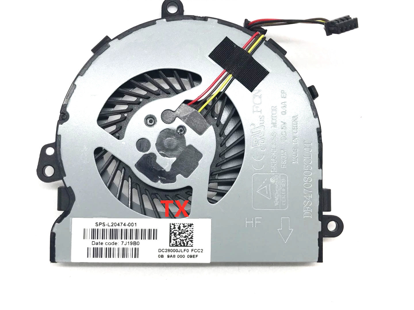 HP 15-DB 15-BW 15-DA 15-AC 250 256 G7 L20474-001 üçün fan