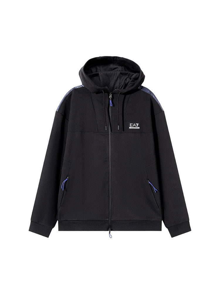 EA7 Armani Men's Zip Up Hoodie 6DPM24 PJUWZ