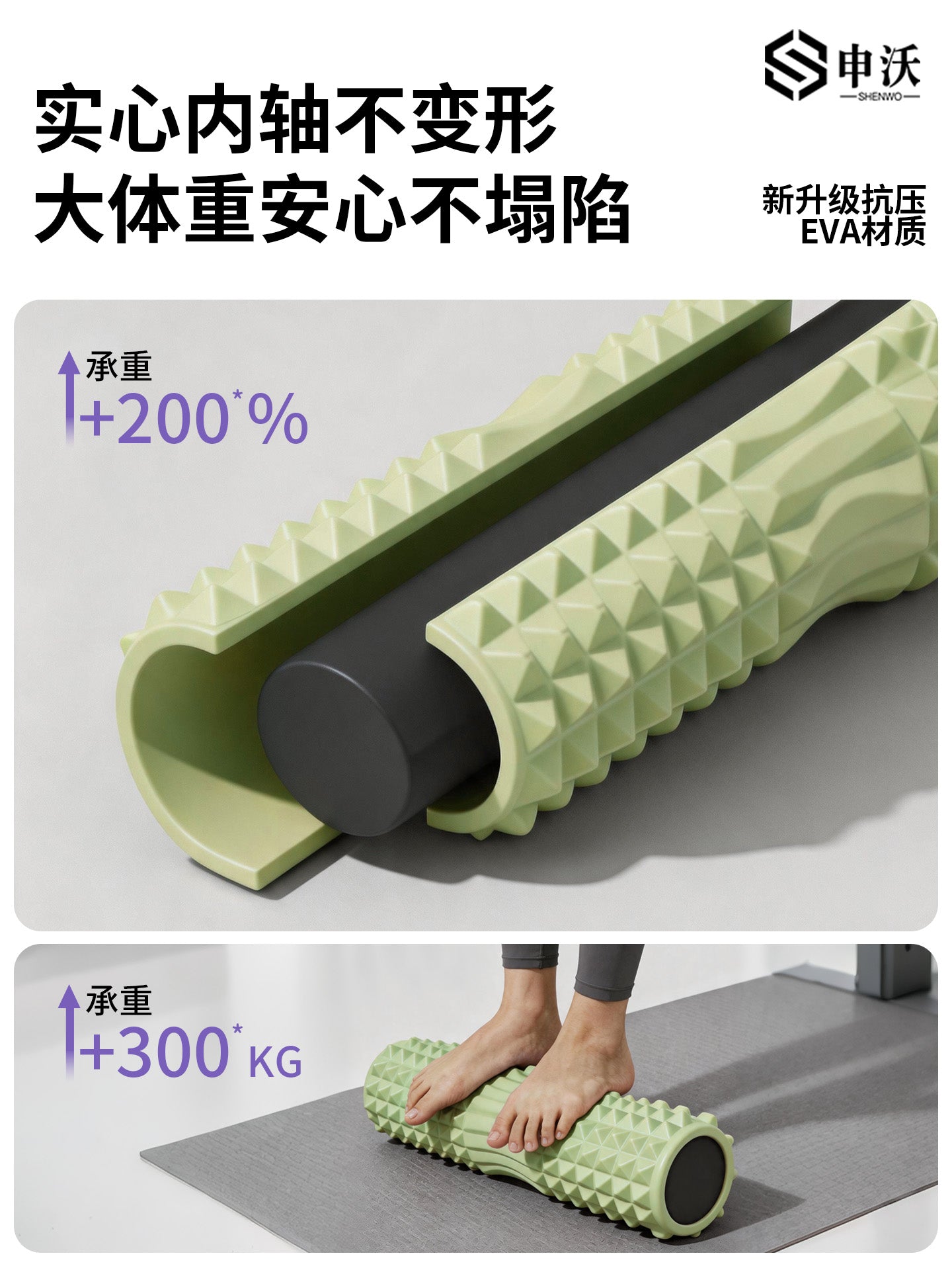 Bərk köpük roller əzələ rahatlaması professional roller gürz masajı arxa arıqlama artefakt roller yoga avadanlığı