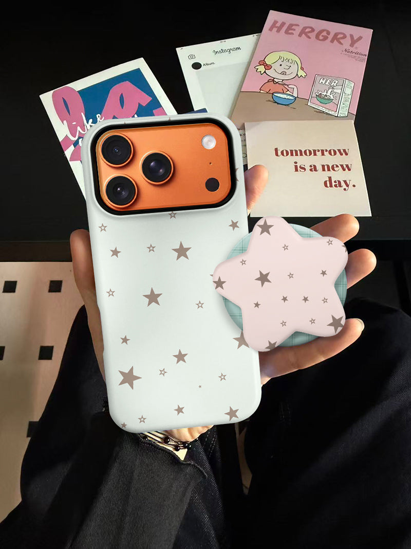 Nanə yaşıl beşguşəli ulduz Apple 17promax cib telefonu qutusu iphone16pro filmi maqnit tutucu fərdiləşdirilmiş Huawei P80 Xiaomi 15 niş vivo düşməyə qarşı qoruyucu qabıq oppo ziddiyyətli rəng