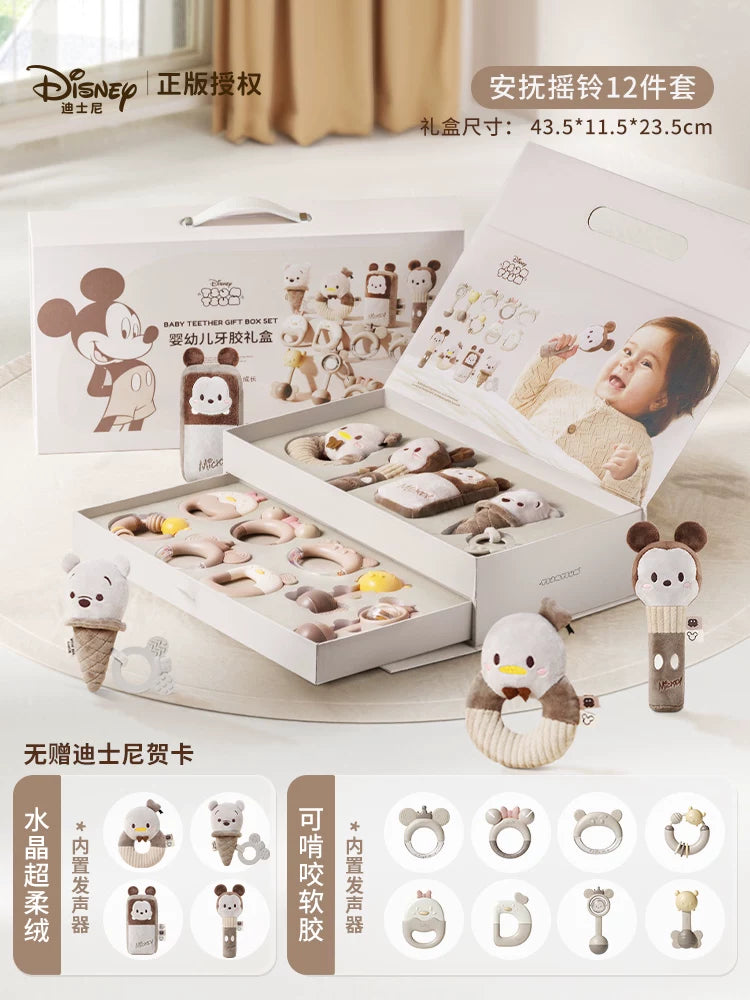 0-6 aylıq körpələr üçün Disney körpə oyuncaqları: Fiziki güc tələb edən Yeni il hədiyyələri, təbrik hədiyyələri, kiçik körpələr üçün əl çalğıları.