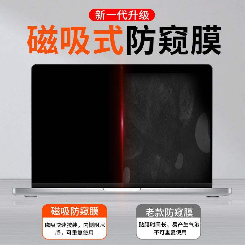 Apple macbookpro maqnit anti-peep filmi 2026 yeni air15 Apple laptop ekran filmi M5M4 anti-baxış 13,3 düym 14,2 çıxarıla bilən 16 qoruyucu film neo üçün uyğundur