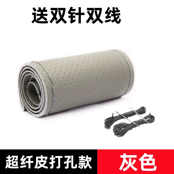 2006/2007/2008/2009/2010/2012/2013-cü illərdə istehsal olunmuş köhnə Toyota Reiz, Camry və Corolla modelləri üçün əl ilə tikilmiş sükan örtüyü.