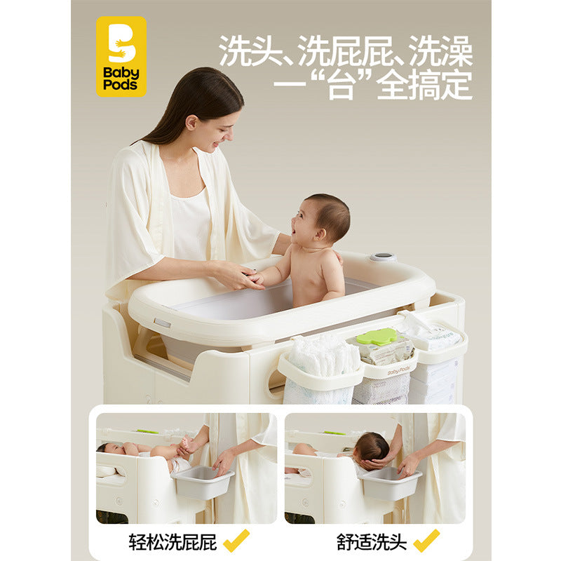babypods uşaq bezi stolu körpə baxım masası yeni doğulan çoxfunksiyalı çıxarıla bilən dəyişən stol hamam beşik