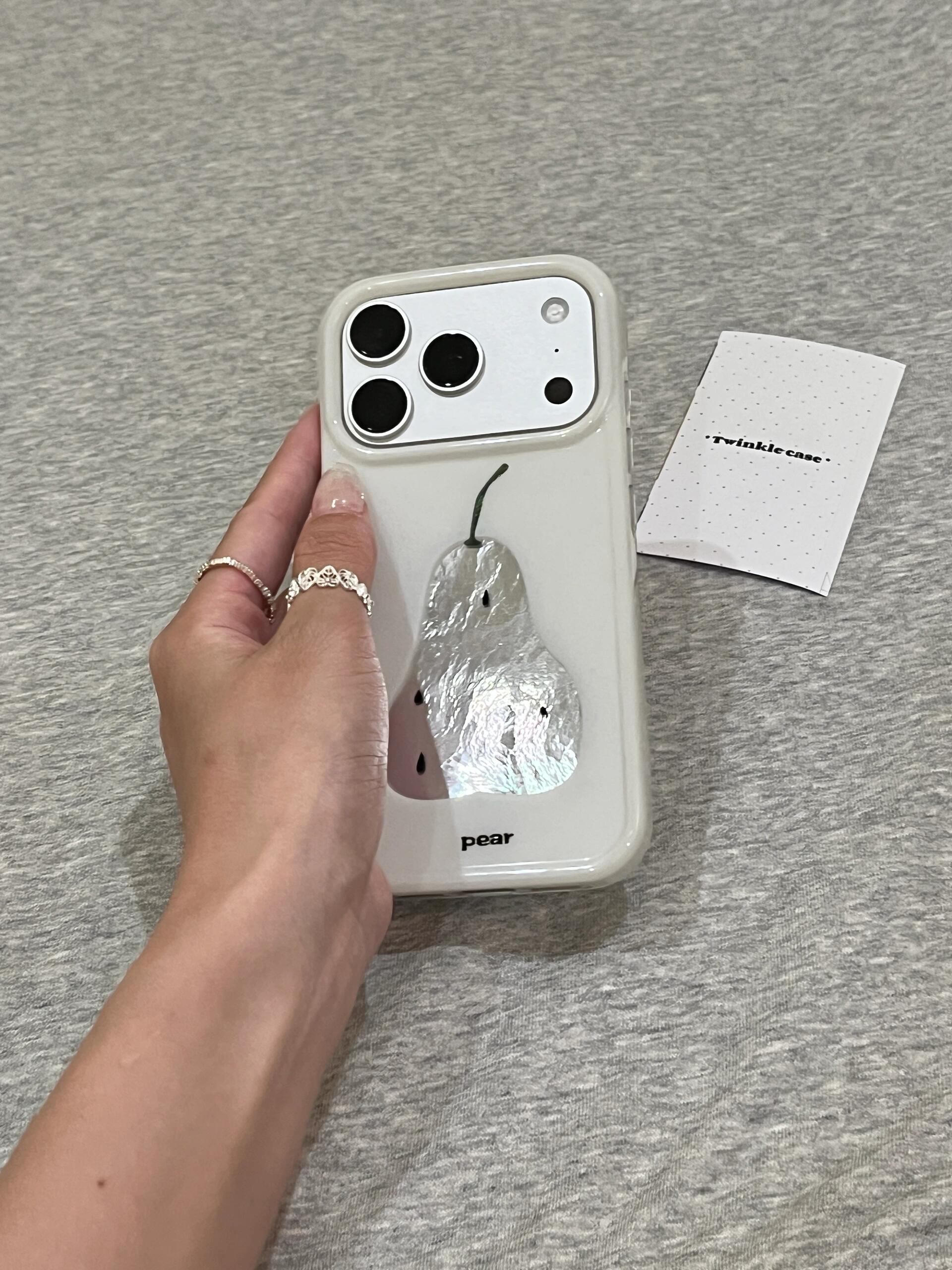 White Sydney Apple 17promax/iphone17pro üçün uyğundur yeni Koreya üslubu ins stil atmosferi 16/15 niş yaradıcı yüksək səviyyəli mənada 17 hər şey daxil, payız əleyhinə yeni məhsul cizgi filmi mobil telefon qutusu