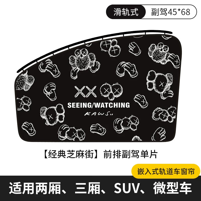 BYD Railway Car Sunshade Dolphin Plus DMMI Song Pro Han EV Yuan Tang Qin Car Interior Sunshade