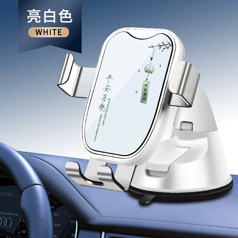 2024 New Car Phone Holder, Universal Suction Cup Navigation Mount, Gravity Controlled Phone Holder