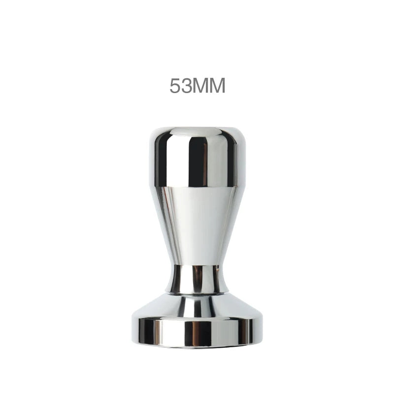İtalyan qəhvə maşını sapı paslanmayan polad toz presi 51mm doldurma presi bərk toz presi çəkic 58mm toz distribyutoru 53