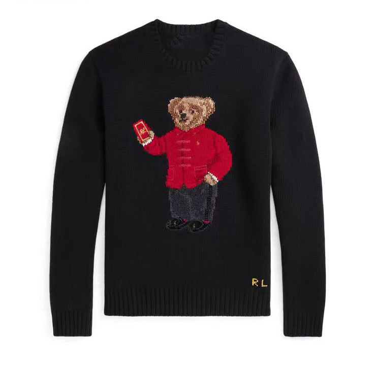 Qadın Sviteri R*L Saf Pambıq 2025 Erkən Yaz Ayı Trikotajı