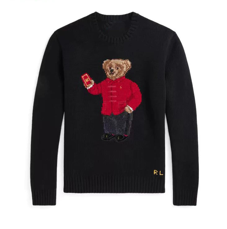 Qadın Sviteri R*L Saf Pambıq 2025 Erkən Yaz Ayı Trikotajı