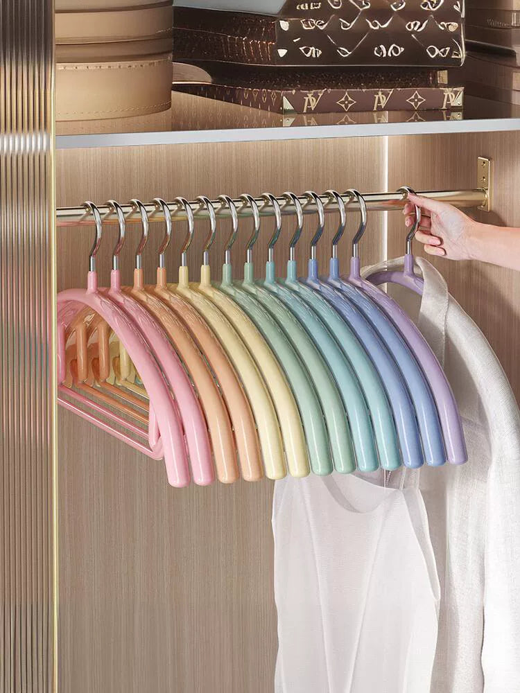 Rainbow paltar asılışı, məişət paltarı asılan, izsiz, sürüşməyən, qabarıq olmayan, qalın paltar qurutma dəstəyi, tələbə yataqxanası paltar qurutma rəfi