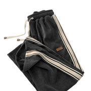 Kişilər üçün korduroy şalvar, Yeni Payız/Qış Stili, Honkonq Stili, Dəbli, Çoxfunksiyalı, Geniş Ayaqlı, Düz Ayaqlı, Elastik Belli, İdmanlı Gündəlik Şalvarlar