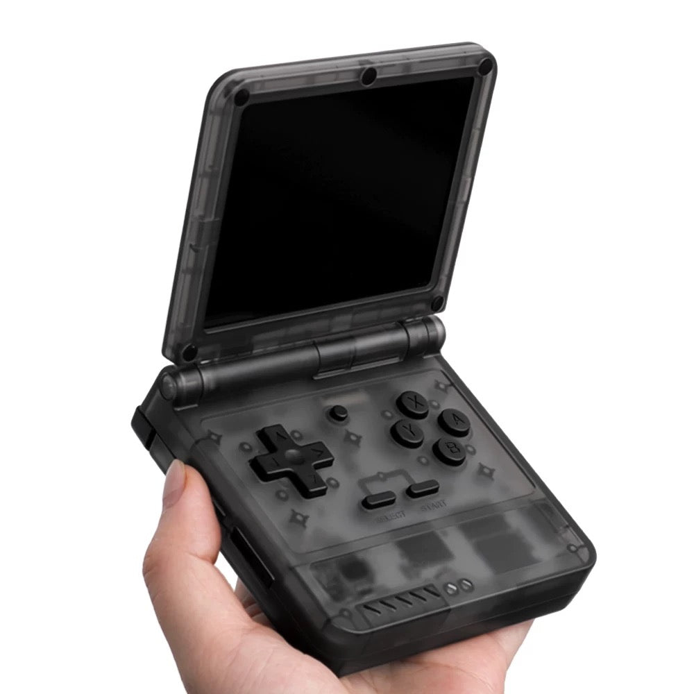 2026 yeni təkmilləşdirilmiş açıq mənbəli mini əl portativ qapaqlı qatlanan arcade retro gba cib oyun konsolu