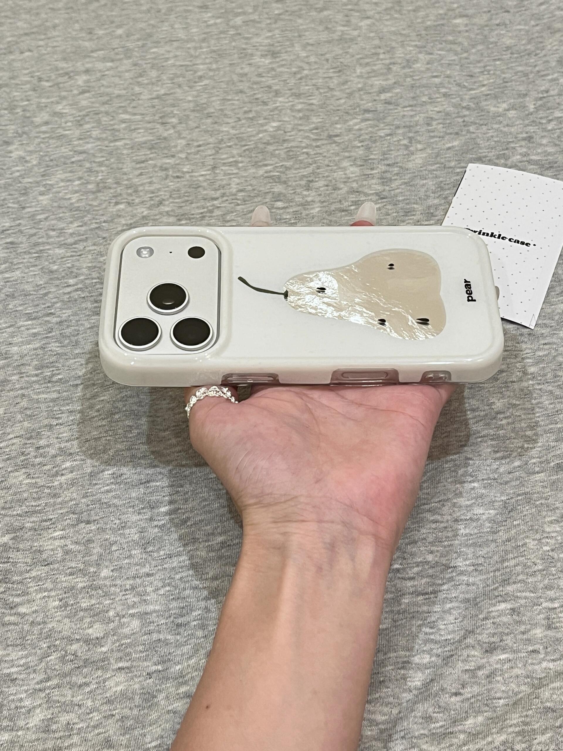 White Sydney Apple 17promax/iphone17pro üçün uyğundur yeni Koreya üslubu ins stil atmosferi 16/15 niş yaradıcı yüksək səviyyəli mənada 17 hər şey daxil, payız əleyhinə yeni məhsul cizgi filmi mobil telefon qutusu