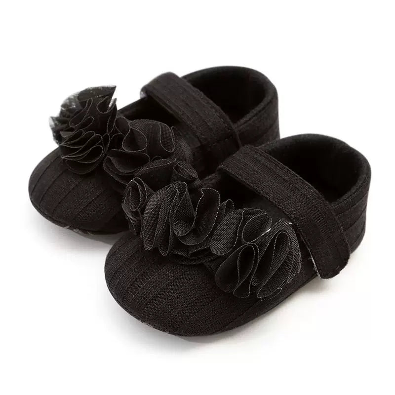 Bahar Payız Uşaq Ayaqqabıları Solid Rəng Baby Girls Prewalker An