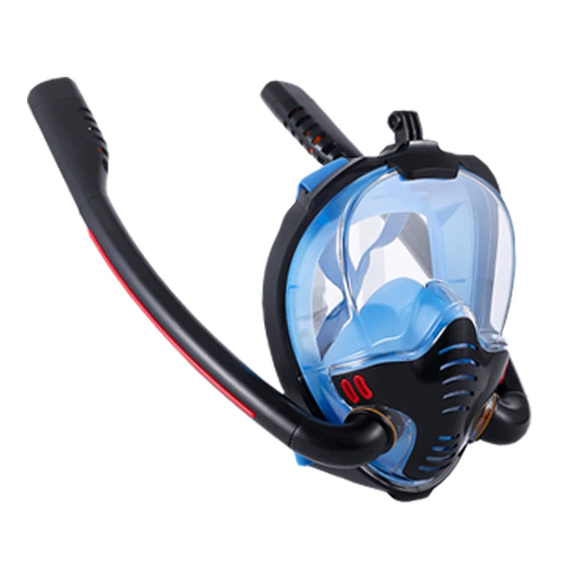 Dalğıc maskası snorkeling maskası tam quru snorkeling Sambo üzgüçülük tam üz böyüklər üçün dalğıc üzgüçülük artefakt avadanlığı