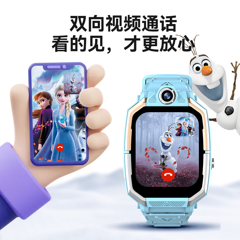 Disney smart uşaq telefon qız tam şəbəkə plug-in kart video zəng smart yerləşdirilməsi tələbə watch watch