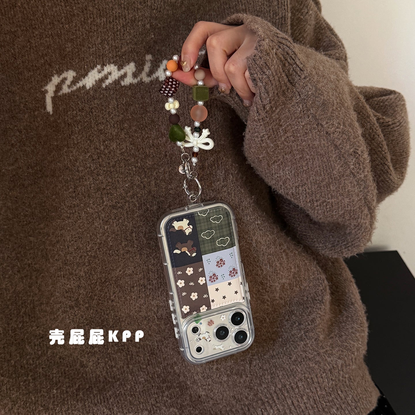 Shell butt KPP retro splicing cute pony ins Koreya stili 15 17pro Apple 17ProMax mobil telefon üçün korpus iPhone16 hər şey daxil 17 yumşaq 14Promax qoruyucu örtük 13 portativ