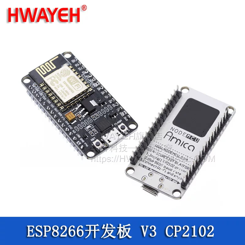 ESP8266 seriyalı wifi modulu NodeMCU Lua V3 inkişaf lövhəsi ESP-12 CH340 CP2102