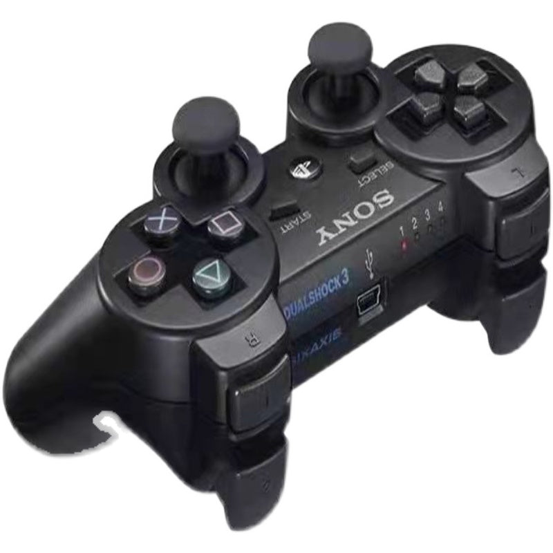 PS3 oyun nəzarətçisi ps3 host nəzarətçisi altı oxlu giroskop ikili vibrasiyalı ikinci nəsil simsiz bluetooth nəzarət cihazını dəstəkləyir
