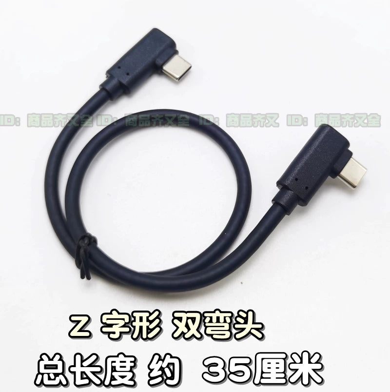 Type-c noutbuk cib telefonu yüksək sürətli 3.1gen2 uzatma kabeli 20V genişləndirmə dok audio və video dirsək kişi və qadın uzatma