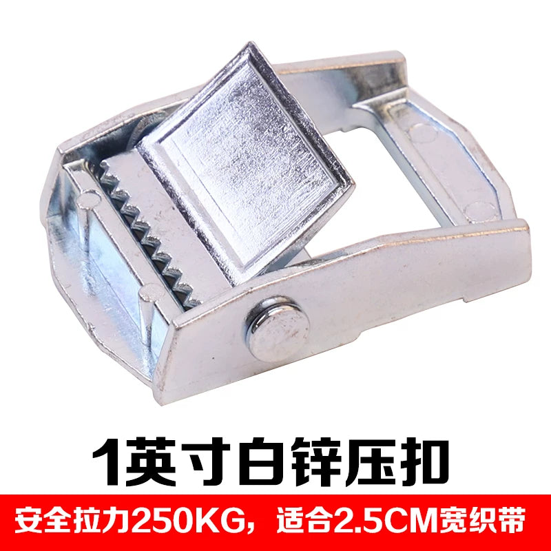 25MM sink xəlitəli pres tokası, kiçik aparat metal bərkidici toka, dəmir toka, toxuculuq tokası, yağ presi üçün sink toka