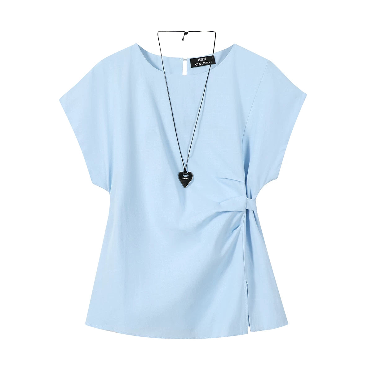 Cholisa Koreya üslubunda incə, şık və gənc, 2025-ci il qadınlar üçün super gözəl köynək.