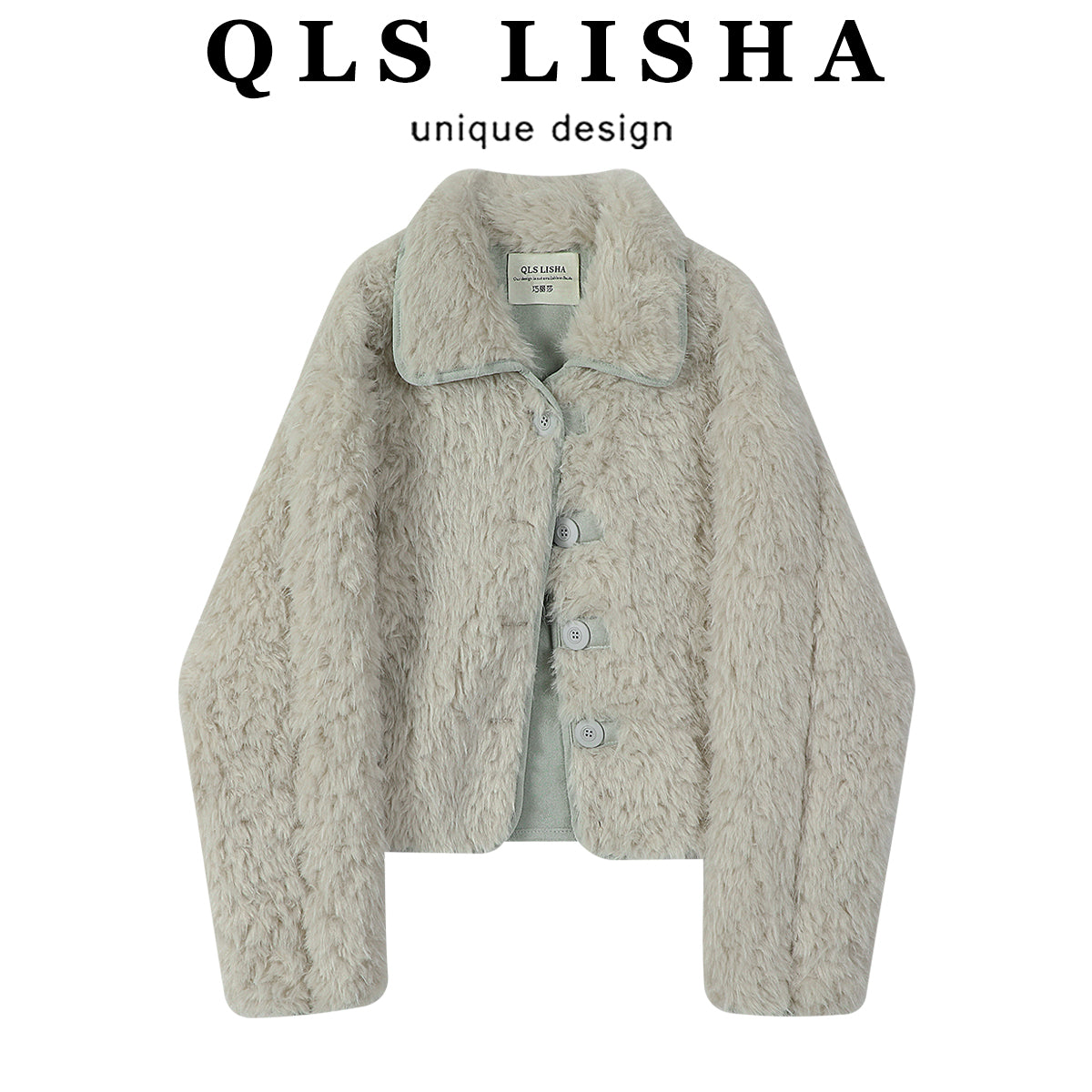 Cholisa Erkən Qış Qoyun Dərisi Quzu Yunlu Qısa Qalın Palto Qadınlar üçün İsti Satışlı Dəbli və Yüksək Səviyyəli Top