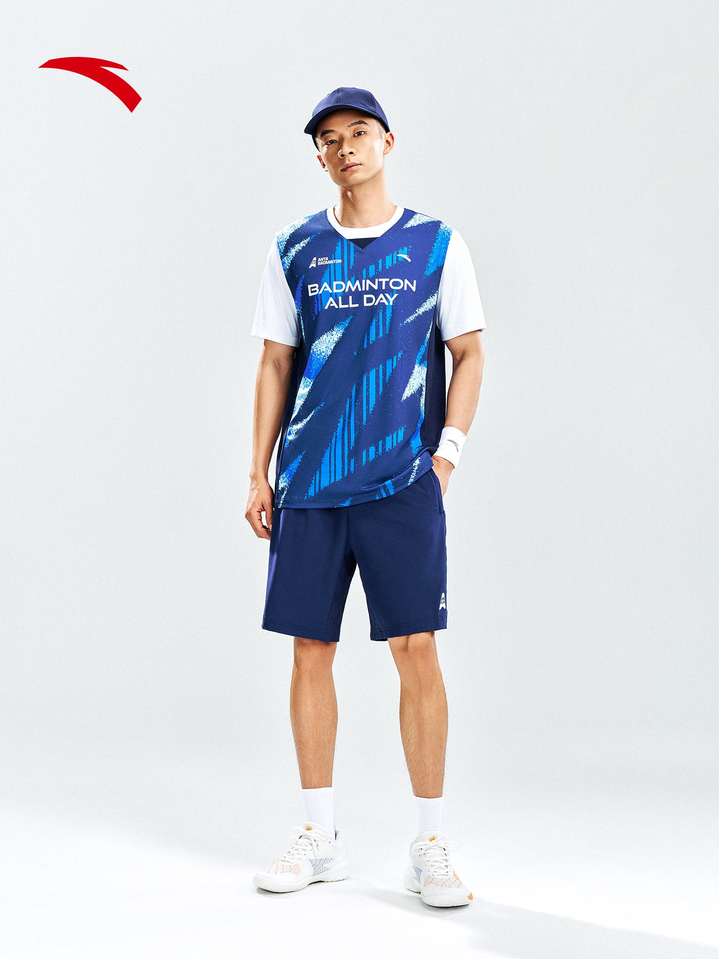 Anta Tingyin Badminton jileti丨Tez quruyan İdman Jileti Kişi Yeni Qolsuz T-shirt Nəfəs alan məşq üstü