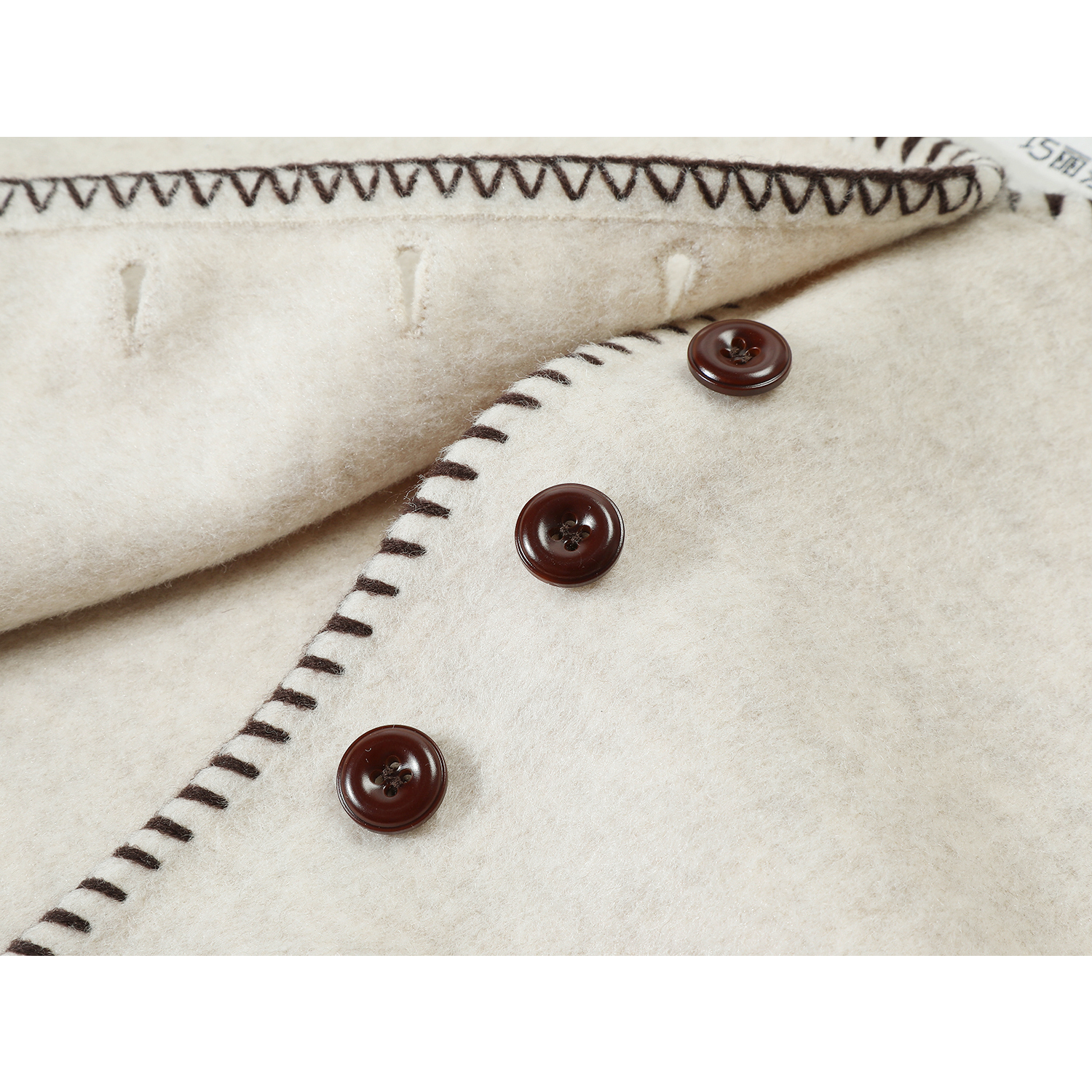 Cholisa Payız/Qış Chanel üslubunda yüksək səviyyəli zərif top 2025 qalınlaşdırılmış isti yun palto