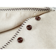 Cholisa Payız/Qış Chanel üslubunda yüksək səviyyəli zərif top 2025 qalınlaşdırılmış isti yun palto