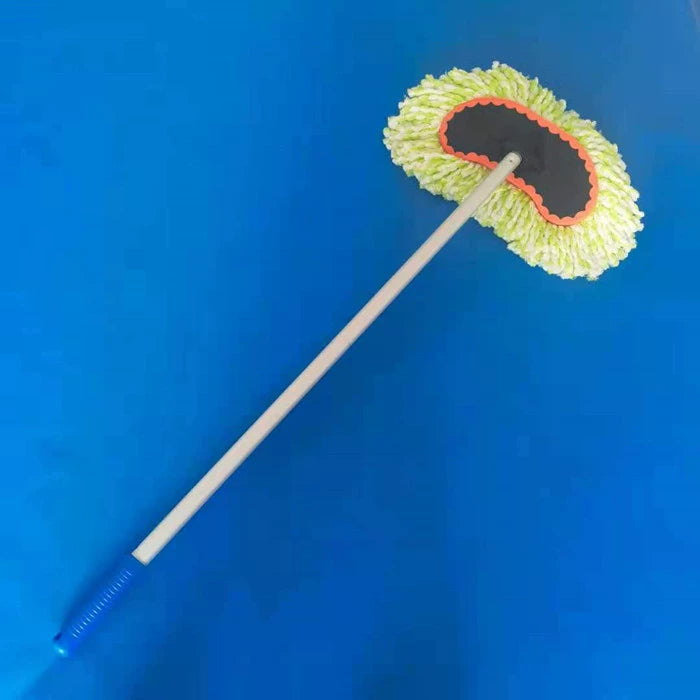 Uzun Alüminium Alaşımlı Genişləndirici Bağlantı Avtomobil Yuma Fırçası Yumşaq Yun Pambıq İpli Fantastik Mopping Aləti Avtomobil Tozlayıcı Mum Fırçası Baş Süd İpək Avtomobil Fırçası