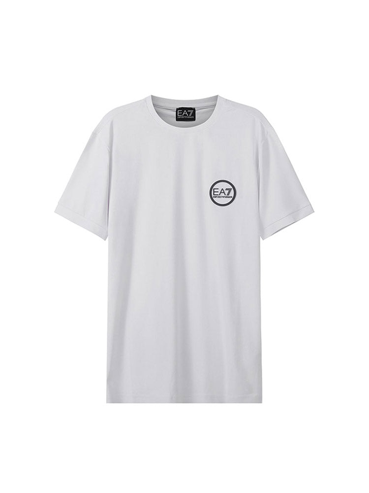 Armani EA7 Kişilər üçün Nazik Yaxalı Qısa Qollu İdman Nəfəs Alan, Tərli İdman Köynəyi 3LPT38 PJCDZ