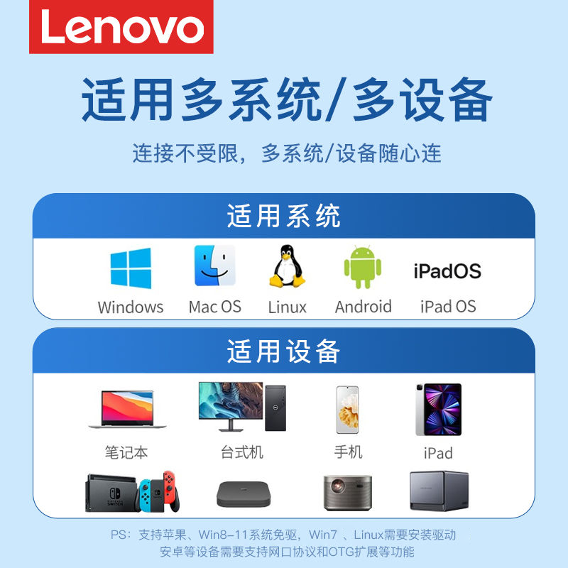 Lenovo şəbəkə kabeli USB-ni şəbəkə portuna çevirici notebook xarici Gigabit Ethernet genişzolaqlı Typec genişləndiricisi Xiaoxin genişləndirmə dokuna qoşulmuş Apple mac kompüter adapteri üçün uyğundur