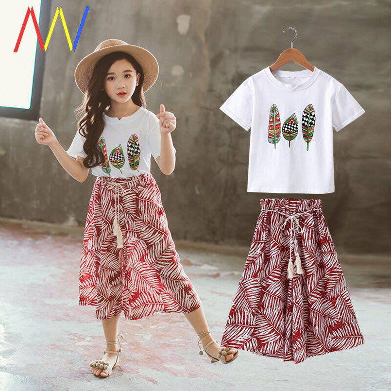 Qız Geyimləri Körpə Qız Donu Futbolka Toplar Şortlar Uşaq yubkası